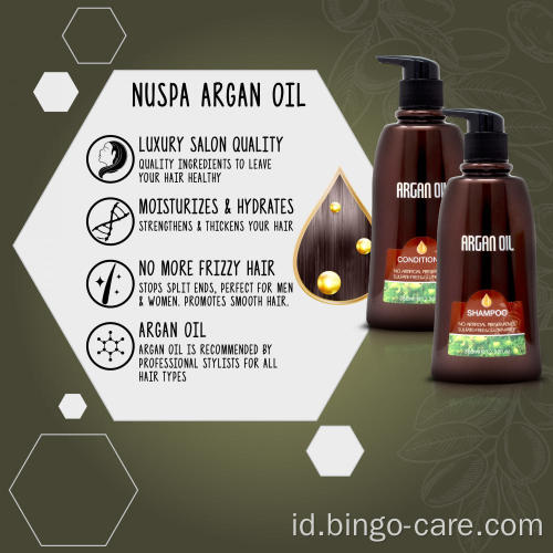 Sulfat Gratis Memperbaiki Kondisioner Minyak Argan Anti Keriting